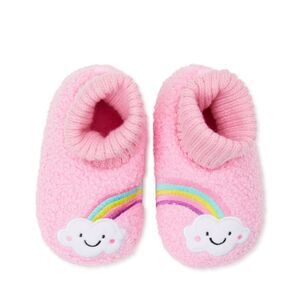 Wonder Nation Baby Girls Rainbow Bootie Slippers size 3